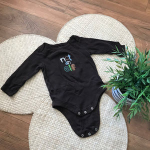 5 for $10 - GAP Not An Elf Brown Long Sleeved